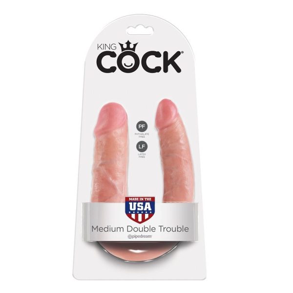 KING COCK EM U-SHAPED MEDIUM DUPLE TROUBLE CARNE