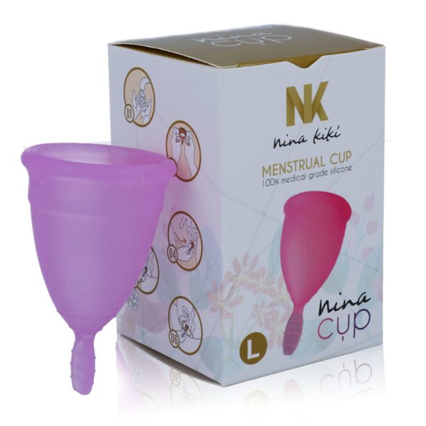 NINA CUP MENSTRUAL CUP TAMANHO L LILAC - Image 3