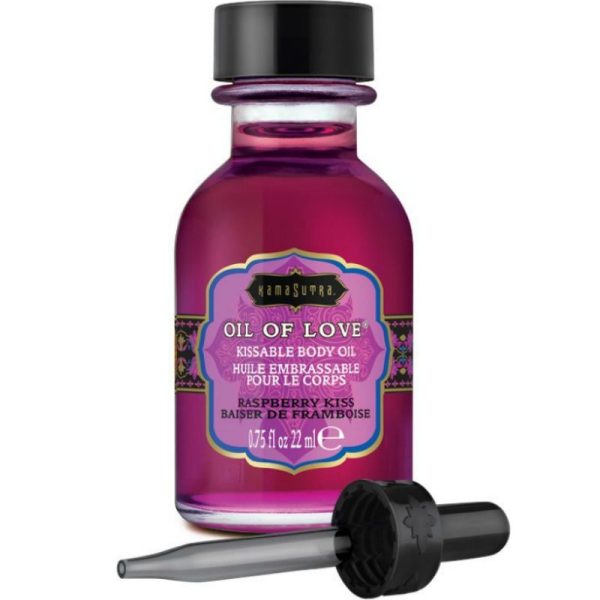 KAMASUTRA KISSABLE OIL OF LOVE FOREPLAYS RASPBERRY 22 ML