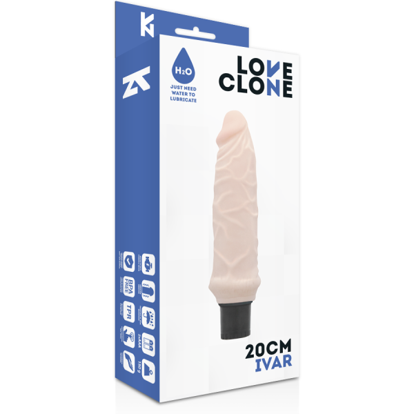 VIBRADOR DE AUTOLUBRIFICAÇÃO LOVECLONE IVAR 20CM - Image 4