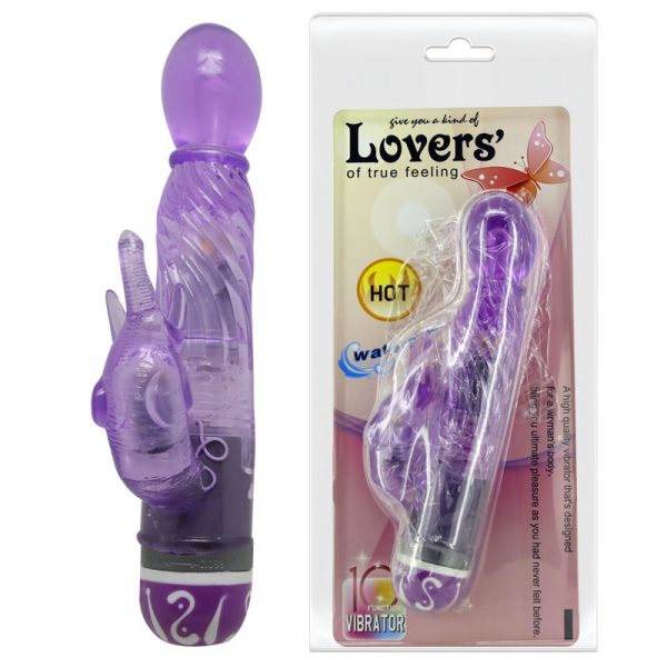 BAILE VIBRADOR MULTIVELOCIDAD CON ESTIMULADOR LILA - Image 3