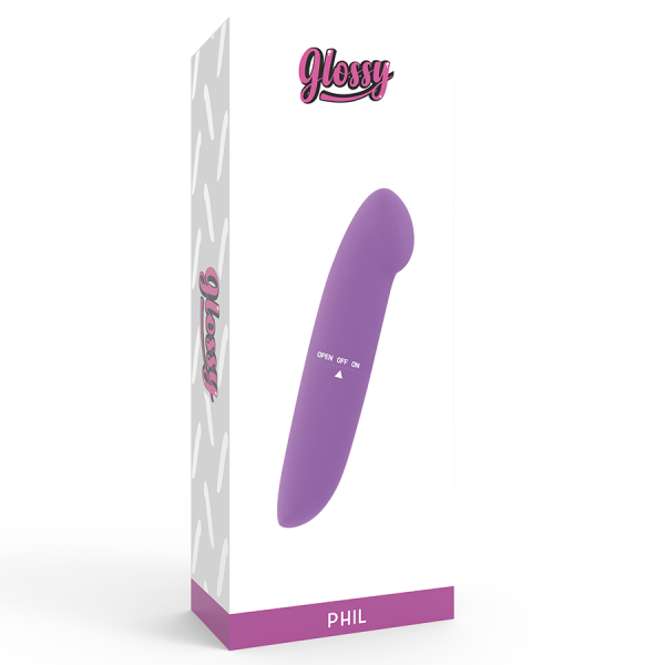 GLOSSY - VIBRADOR PHIL ROXO - Image 4