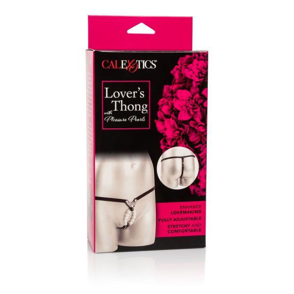 CALEX LOVERS THONG W. PLEASURE PEARLS - Image 3