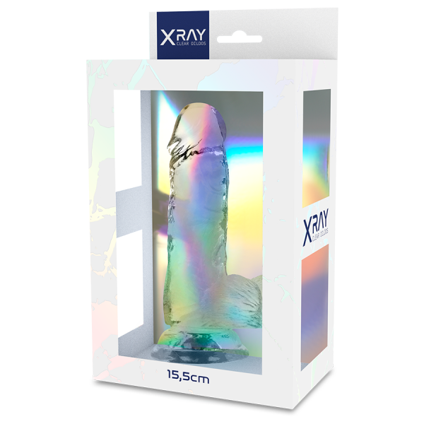 XRAY CLEAR DILDO REALISTA TRANSPARENTE 15.5CM X 3.5CM - Image 7