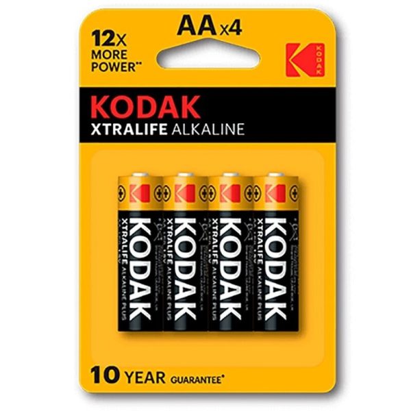 BATERIA ALCALINA KODAK XTRALIFE AA LR6 * 4