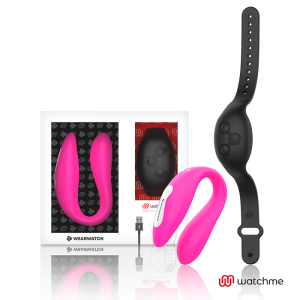 WEARWATCH - VIBRADOR WATCHME DUAL TECHNOLOGY FÚCSIA/AZABACHE - Image 2