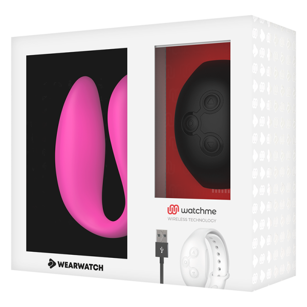 WEARWATCH - VIBRADOR WATCHME DUAL TECHNOLOGY FÚCSIA/AZABACHE - Image 8