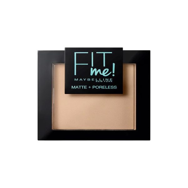 Maybelline Polvos Matificantes Fit Me Mate y Afinaporos Tono 120 Classic Ivory Pieles Claras - 9g