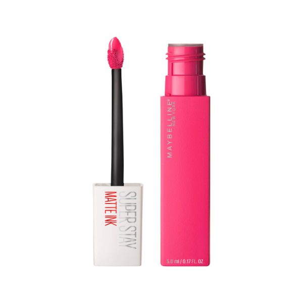 Maybelline Superstay Matte Ink Pintalabios Mate Larga Duración Tono 30 Romantic Color Rosa