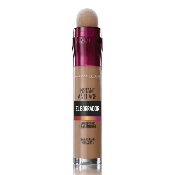 Maybelline Borrador Corrector De Ojeras, Bolsas e Imperfecciones Tono 08 Buff Pieles Medio Oscuras- 6ml