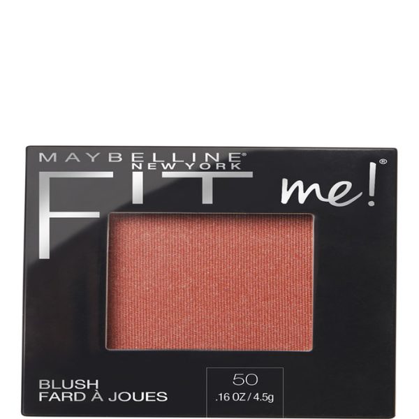 Maybelline Colorete En Polvo Mate Fit Me Blush Tono 50 Wine Para Todo Tipo De Pieles - 5g