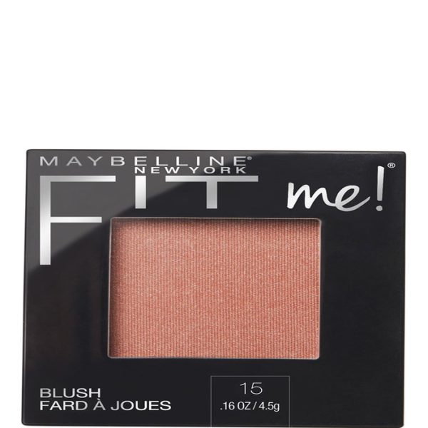 Maybelline Colorete En Polvo Mate Fit Me Blush Tono 15 Nude Para Todo Tipo De Pieles - 5g