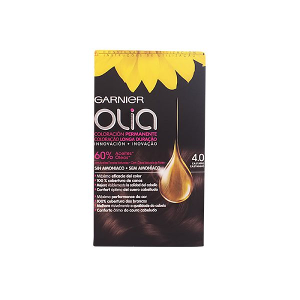 Garnier Olia Permanent Coloring 4,0 Castaño