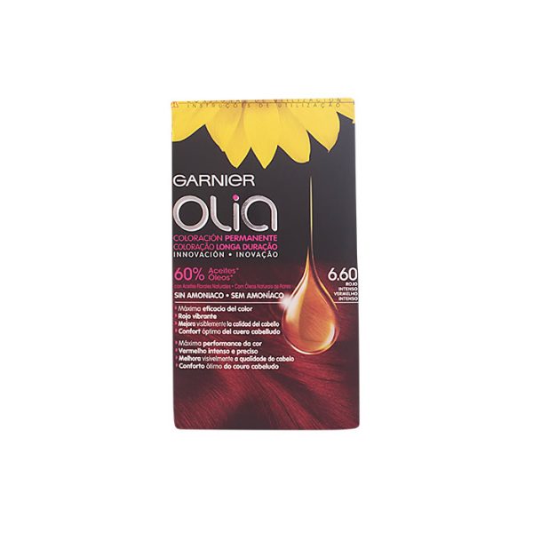 Garnier Olia Permanent Coloring 6,60 Rojo Intenso