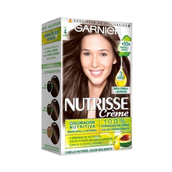 Garnier Nutrisse Crème Coloración Nutritiva 4 Castaño