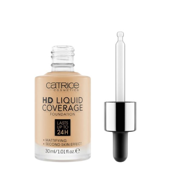 Catrice Hd Liquid Coverage Foundation Lasts Up Tp 24h 036 Hazelnut 30ml