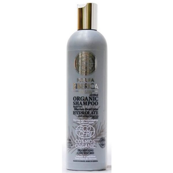 Natura Siberica Champu Organico Para Todo Tipo De Cabello Volumen y Nutricion 400ml
