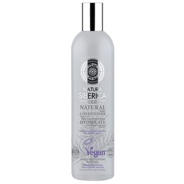 Natura Siberica Balsamo Natural Para Todo Tipo De Cabello Volumen y Nutricion 400ml