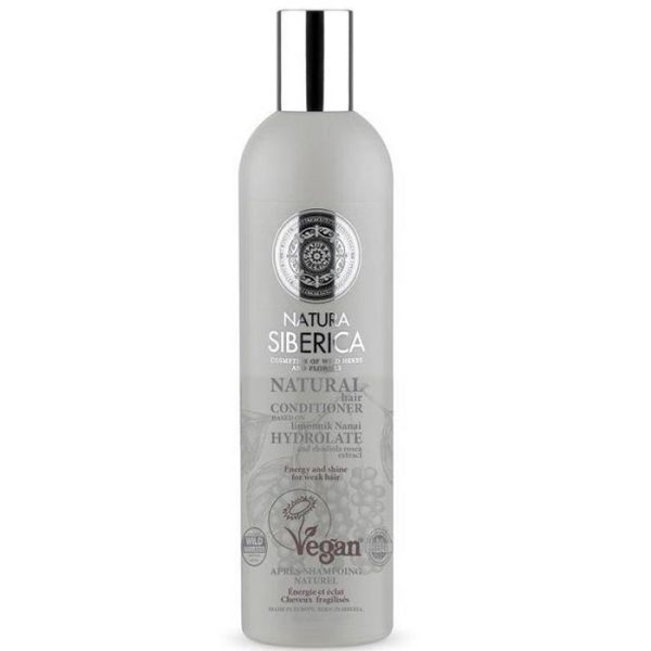 Natura Siberica Balsamo Natural Para Cabello Debil Energia y Brillo 400ml