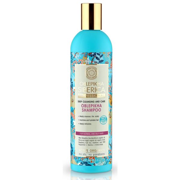 Natura Siberica Champu De Oblepikha Para Cabello Normal y Graso 400ml