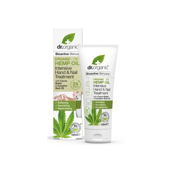 Dr. Organic Tratamiento Intensivo Manos y Uñas De Cáñamo 100ml