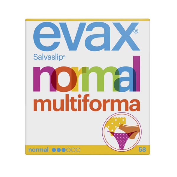 Evax Salvaslip Normal Multiforma Protegeslips 58 Unidades