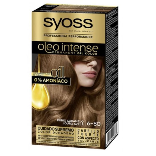 Syoss Oleo Intense Tinte Permanente 6-80 Rubio Caramelo