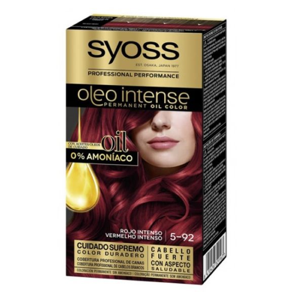 Syoss Oleo Intense Tinte Permanente 5-92 Rojo Intenso