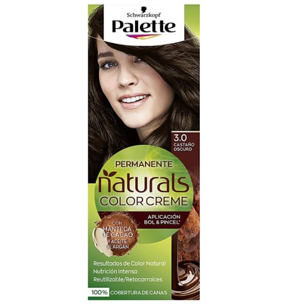 Schwarzkopf Palette Naturals Color Creme 3.0 Castaño Oscuro