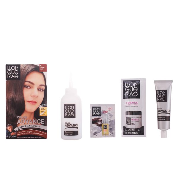 Llongueras Color Advance Hair Colour 4 Castaño Medio