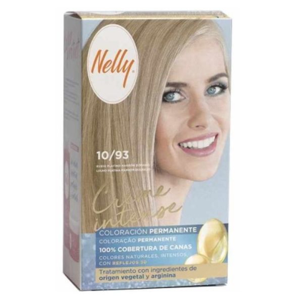 Nelly Creme Intense Tinte 10/93 Rubio Platino Marrón Dorado