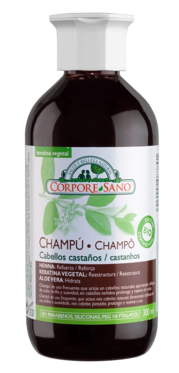 Corpore Champu Henna Cab Castaños 300ml Bio