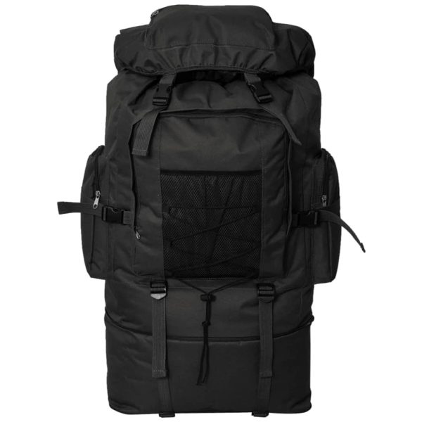 Mochila estilo exército XXL 100 L preto - Image 2