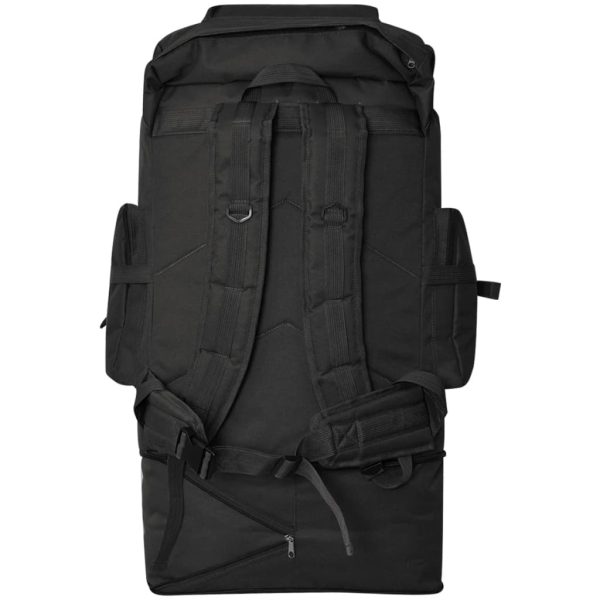 Mochila estilo exército XXL 100 L preto - Image 4