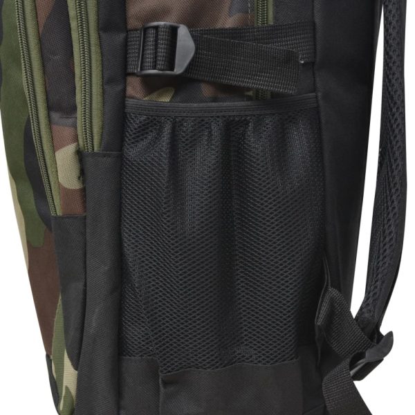 Mochila escolar 40 L preto e camuflagem - Image 6