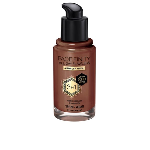 FACEFINITY ALL DAY FLAWLESS Base 3 em 1 #C110-espresso 30 ml