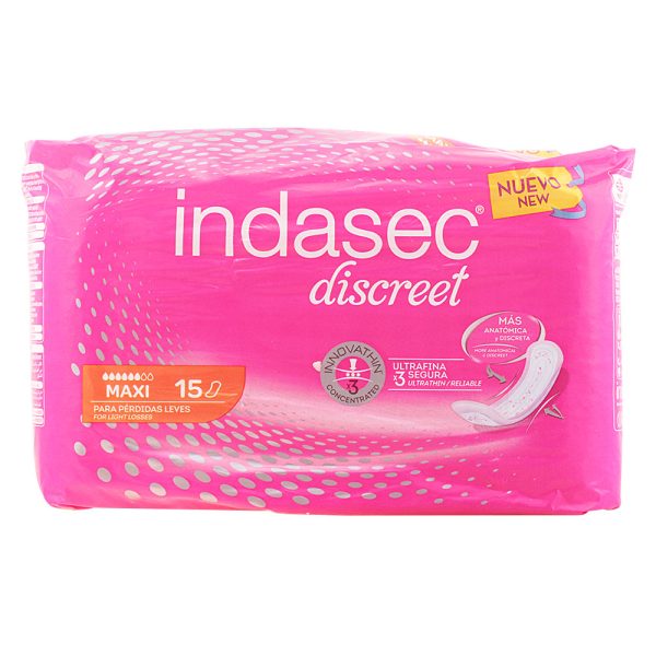 DISCREET absorvente maxi para incontinência 15 u