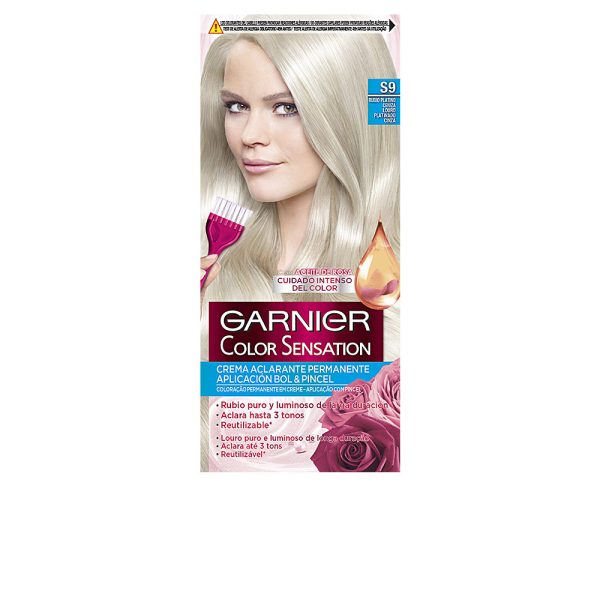 COLOR SENSATION #S9-loiro platinado cinza 120 gr