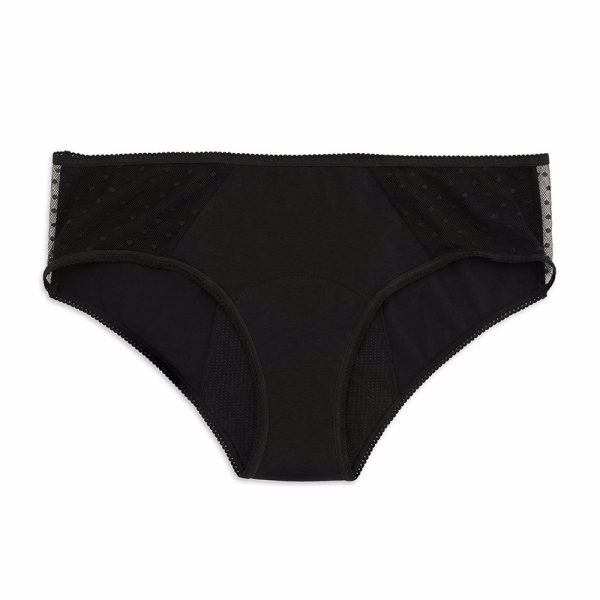 KIWITAS CLASSIC PLUMETI braguitas menstruales negro #S 1u