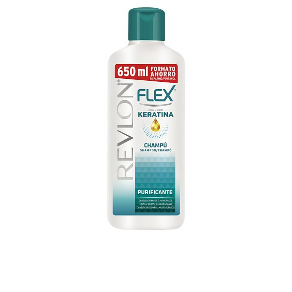 FLEX KERATIN champô purificante cabelo oleoso 650 ml