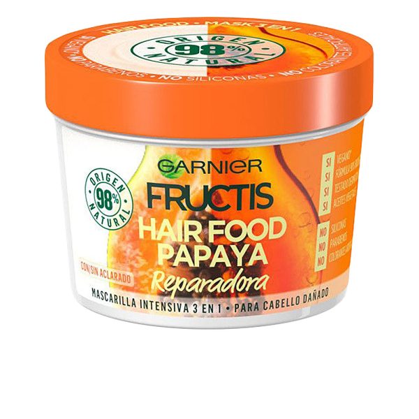 FRUCTIS HAIR FOOD máscara reparadora de papaia 390 ml