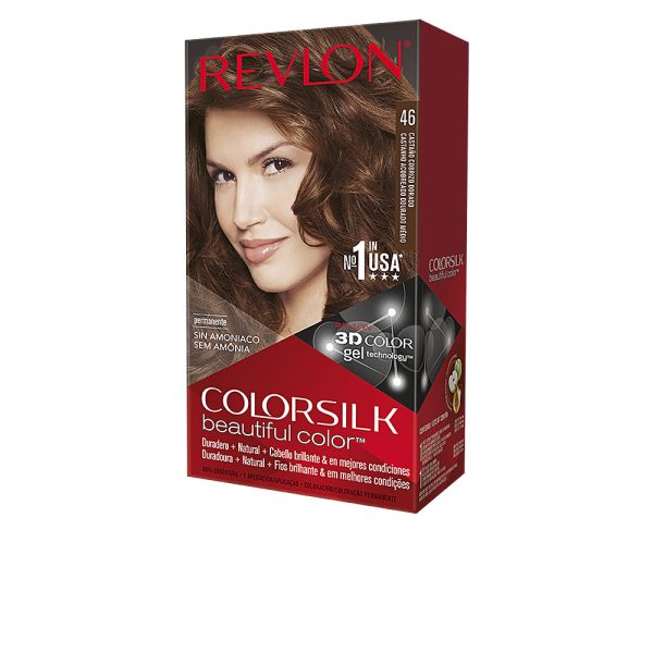 COLORSILK tinte #46-castaño cobrizo dorado 1 u