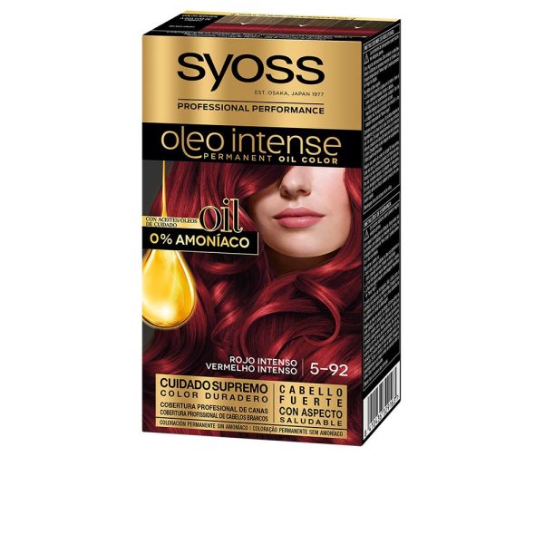 OLEO INTENSE cor de cabelo sem amônia #5.92-intensed red 5 pz