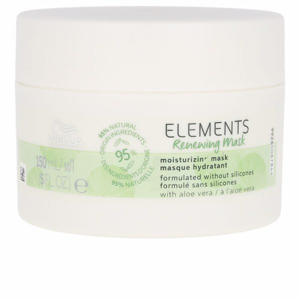 ELEMENTS Máscara Hidratante Renovadora Sem Silicones Todos os Tipos de Cabelo 150 ml