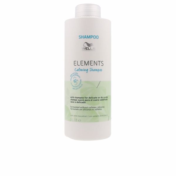 ELEMENTS Shampoo Calmante Natural para Couro Cabeludo Seco ou Delicado 1000 ml