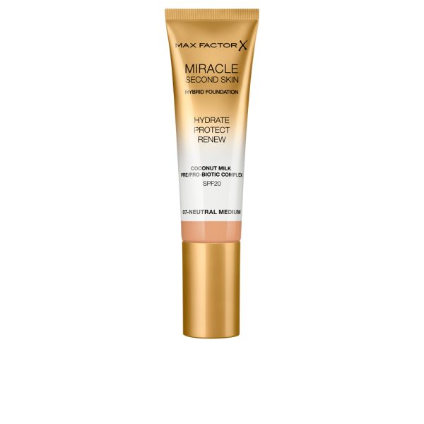 MIRACLE TOUCH second skin found.SPF20 #7-neutral medium