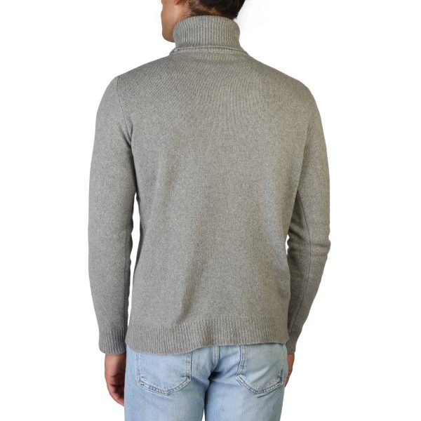 100% Cashmere Sweater T-NECK-M_800-GREY - Image 2