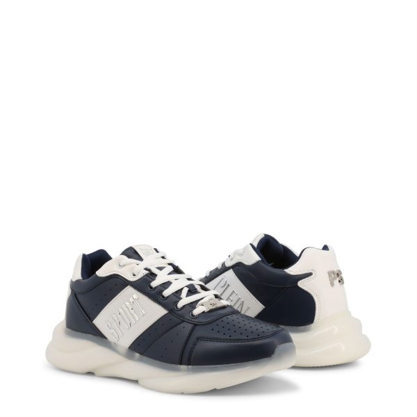 Plein Sport Tênis SIPS963-85_NAVY-WHITE - Image 2