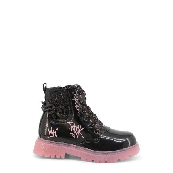 Shone Botas de cano baixo 5658-001_BLACK-PINK