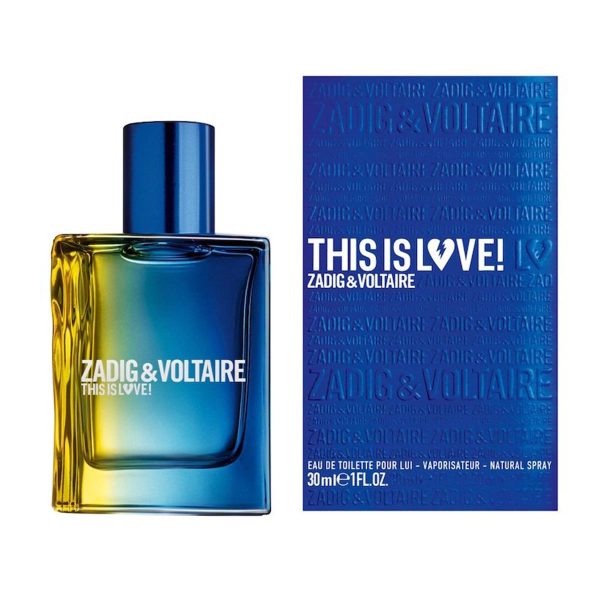 ZADIGVOLTAIRE THIS IS LOVE HIM EAU DE TOILETTE 30ML VAPORIZADOR